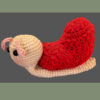 Heart Snail Crochet Piece