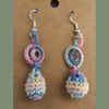 Rainbow Sprial Ball Earrings