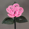 Beaded Pink Rose