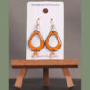 Orange Drop Earrings
