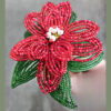 Beaded Poinsettia